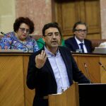 El portavoz parlamentario del PSOE, Mario Jiménez / Foto: Manuel Olmedo