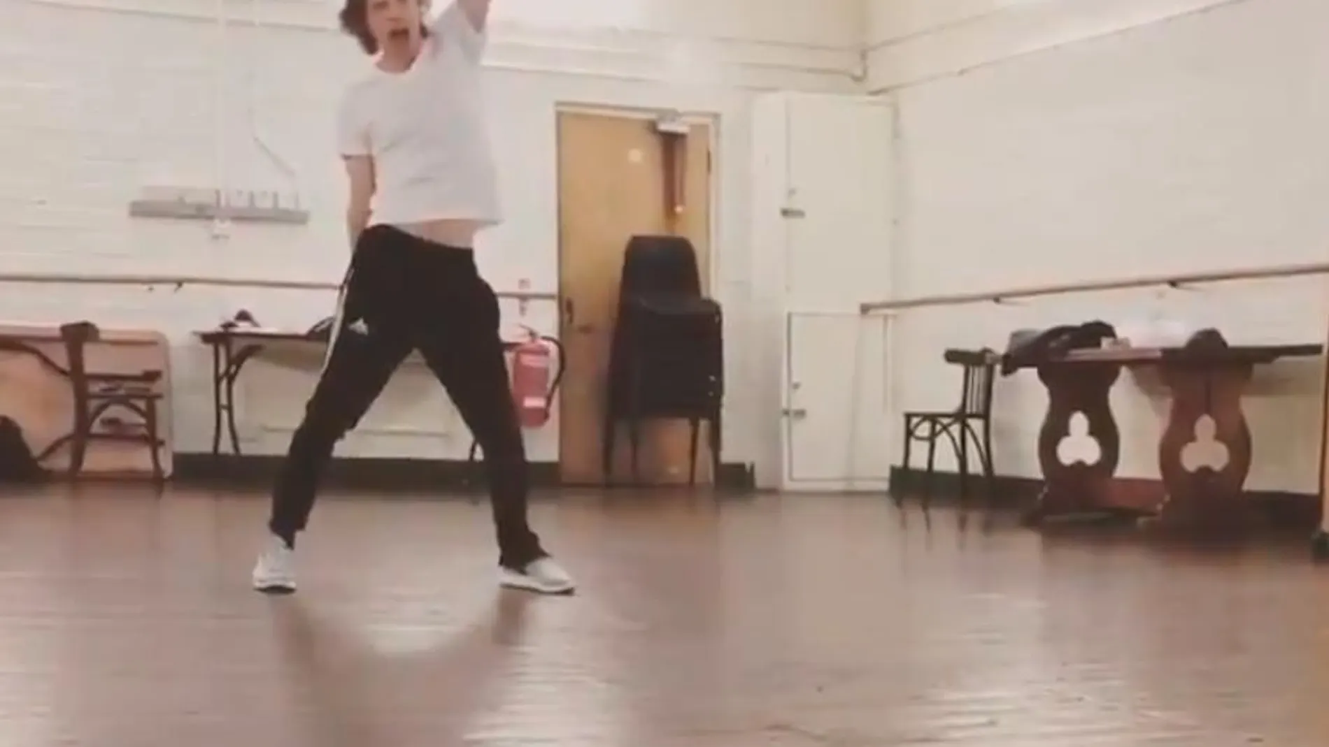 Mick Jagger, bailando en un vídeo que ha subido a su cuenta de Twitter