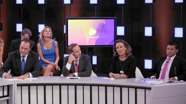De izquierda a derecha: Antonio Jiménez, Carlos Cuesta, Isabel Durán y Alfonso Merlos