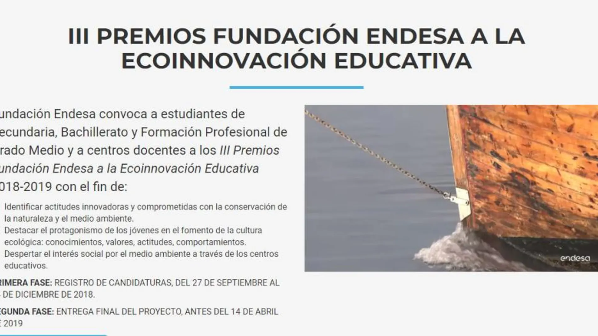 Premios a la Ecoinnovación Educativa