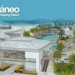 Simulación del futuro centro comercial Puerto Mediterráneo en Paterna, de la empresa Intu Eurofund Investments