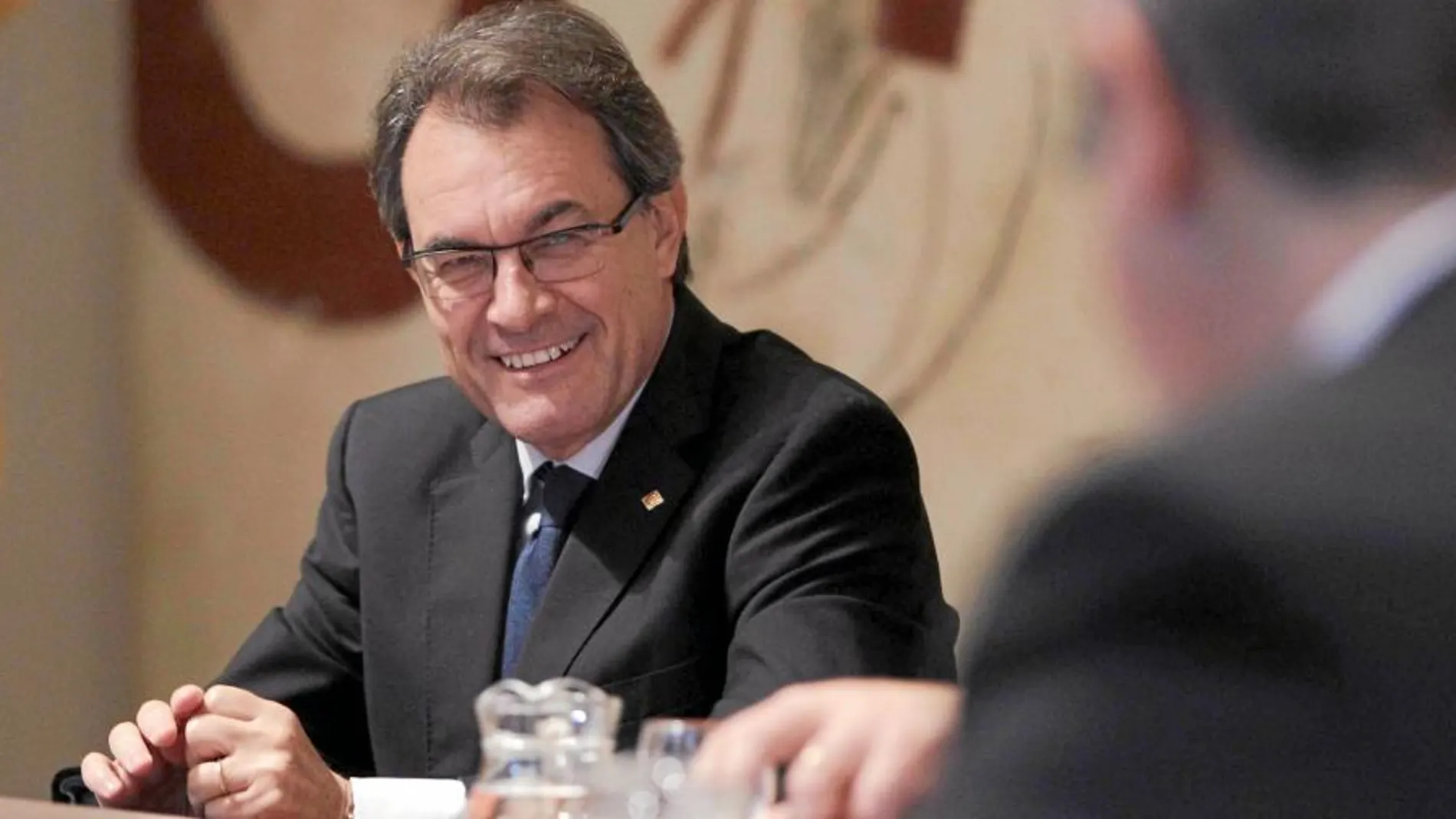 El presidente catalán, ayer durante la reunión semanal del Consejo Ejecutivo