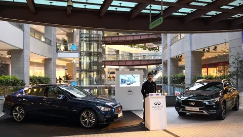 Centro Infiniti Valencia, concesionario oficial de la marca nipona en la capital del Turia, fue protagonista en Forinvest