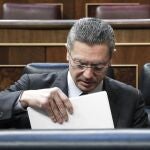 El ministro de Justicia, Alberto Ruiz-Gallardón,