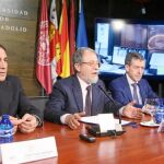 Antonio Sáez Aguado, Marcos Sacristán y Ángel de los Ríos