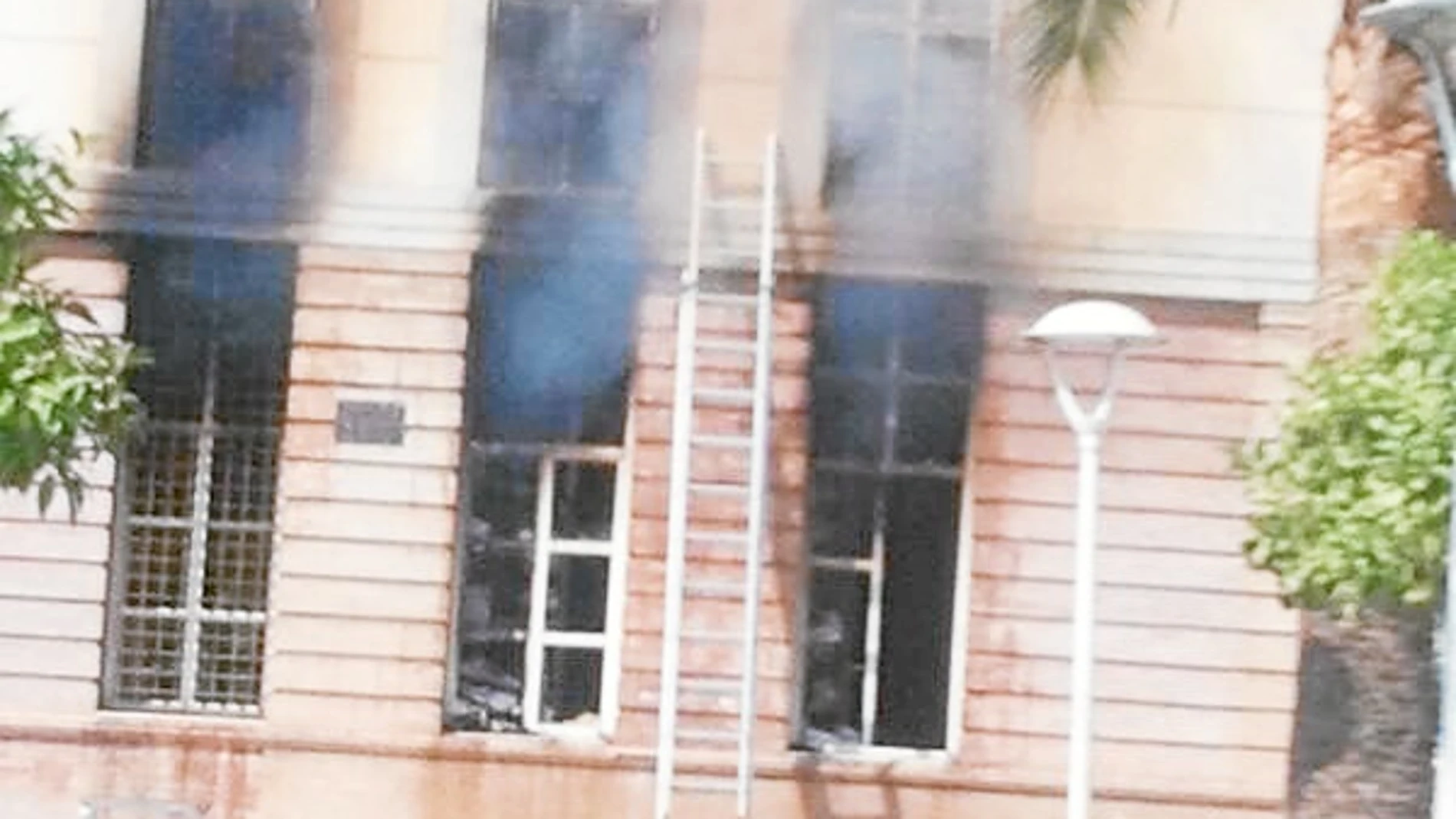 Imágen del incendio