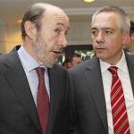 Rubalcaba y Pere Navarro