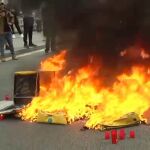 Protestas de los repartidores de Glovo