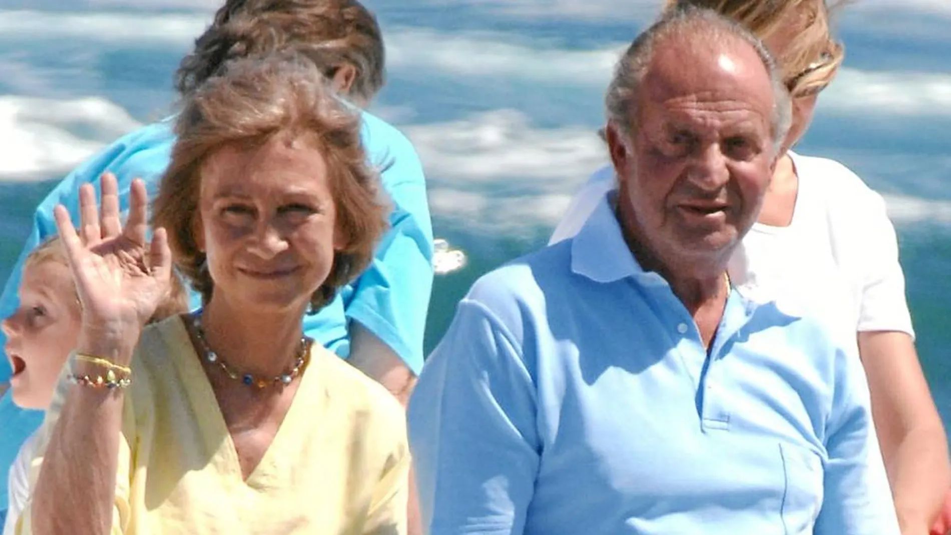 Don Juan Carlos y Doña Sofía, durante uno de los clásicos veranos en Palma de Mallorca