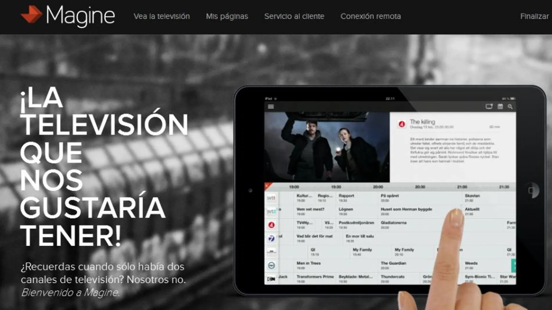 Magine, toda la televisión en tu dispositivo móvil con una sola app