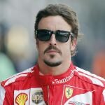 Alonso, ahora con bigote y perilla