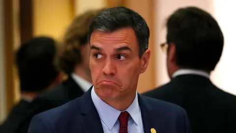 El presidente del Gobierno, Pedro Sánchez