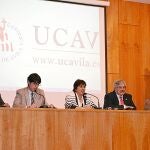 La rectora de la UCAV en el acto de apertura del nuevo curso académico celebrado en Ávila