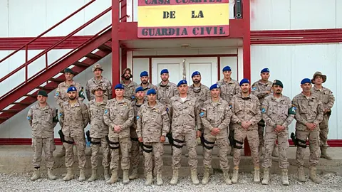 Último contingente de guardias civiles