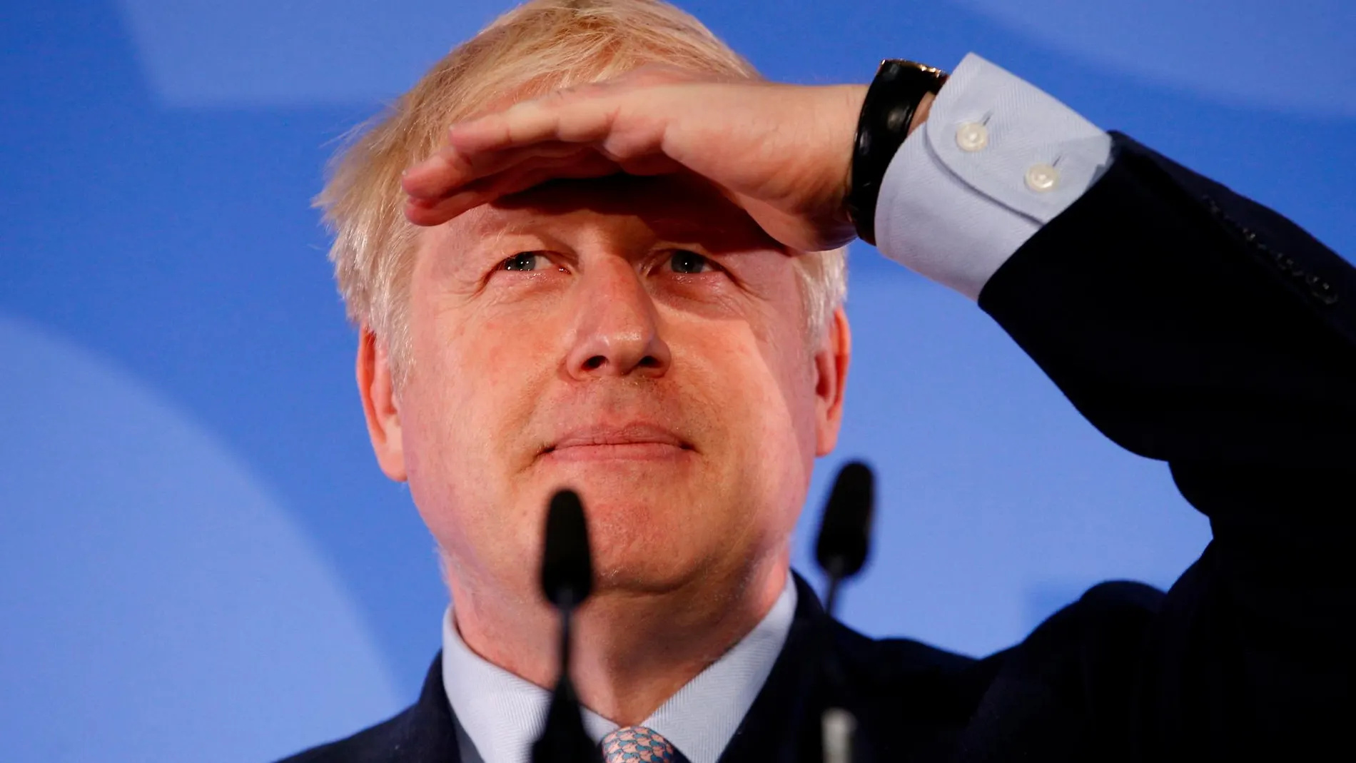 Boris Johnson en el acto de lanzamiento de su candidatura al liderazgo “tory”/Reuters