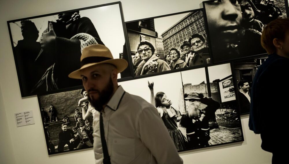 Exposicion de William Klein en la Fundación Telefónica.