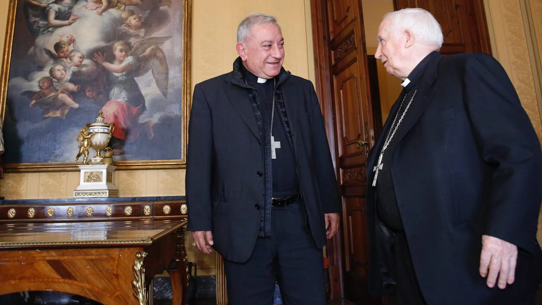 El arzobispo de Alepo se entrevistó con el cardenal Cañizares y rezaron juntos el Angelus.