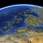 Detectando aeronaves en el entorno de Europa