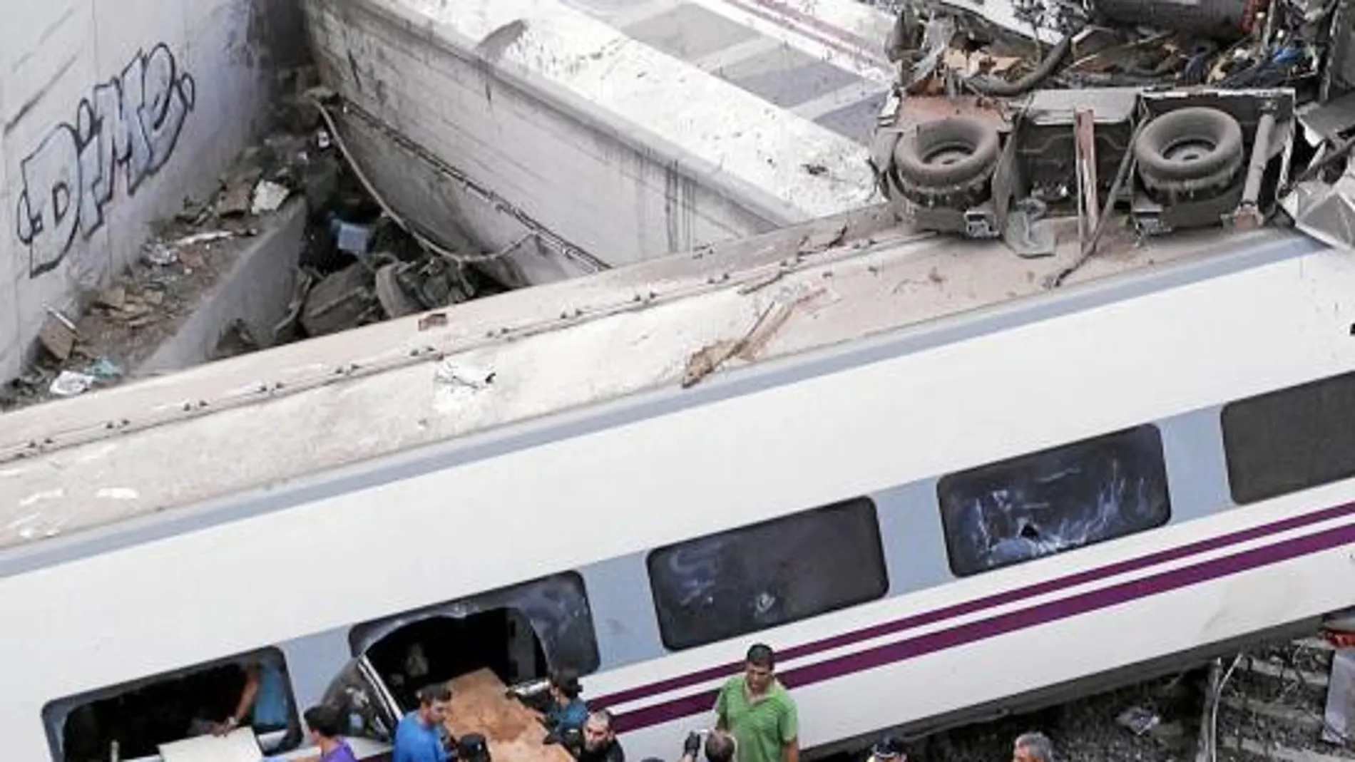 El accidente ferroviario en la curva de A Grandeira se cobró la vida de 79 personas el pasado 24 de julio