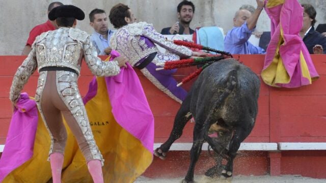 David Adalid, el pasado domingo en Nimes