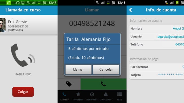 Nubefone, la aplicación que ofrece llamadas de voz normales a precios de VOIP