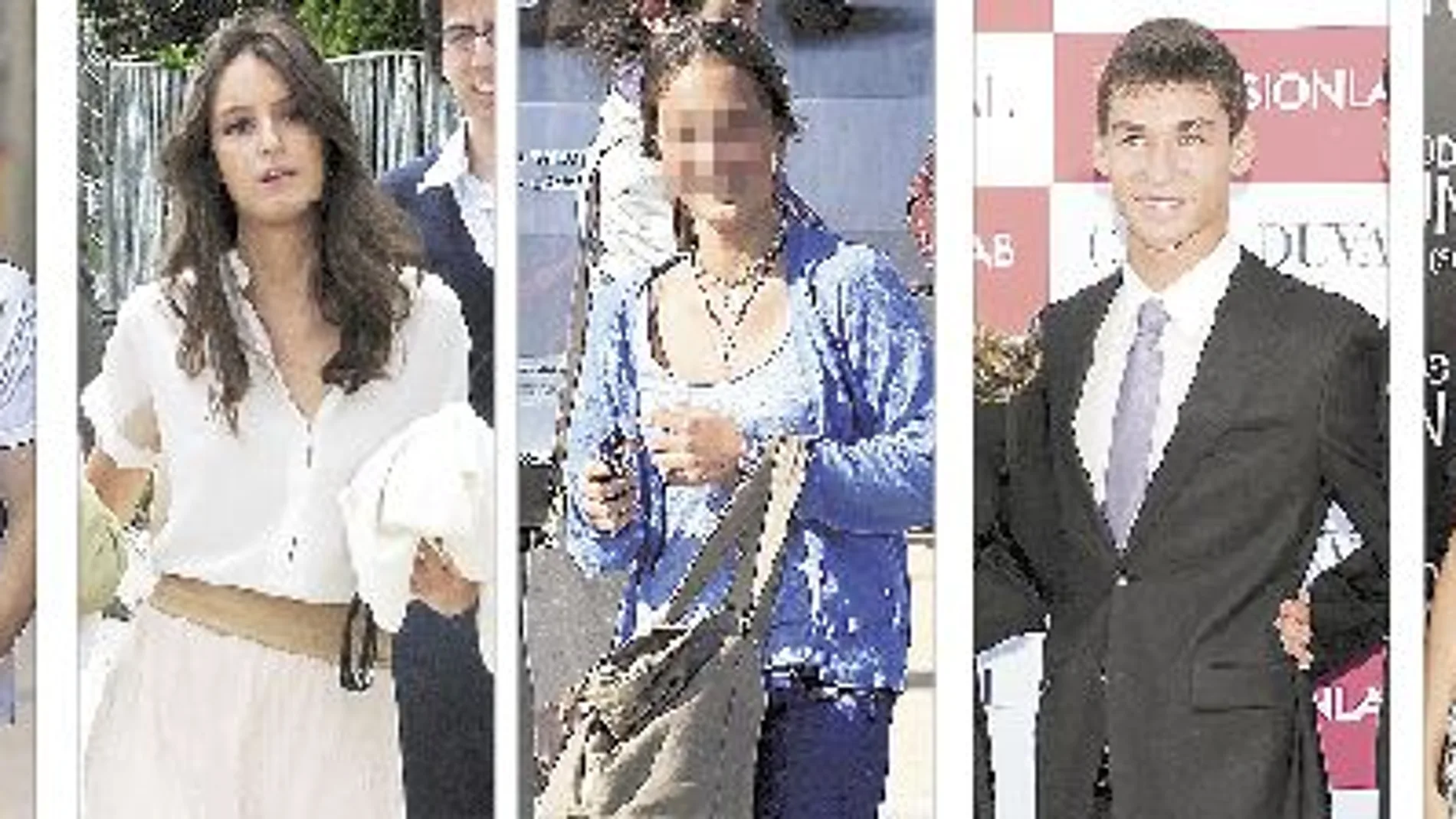 Manuel Martos, Andrea Molina, Mencía Soto, Christian Ostarcevic y Alba González