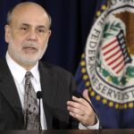 Ben Bernanke, durante la rueda de prensa posterior a la reunión de la Fed