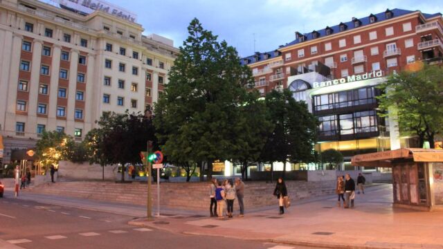 Plaza Margaret Thatcher en el Distrito de Salamanca