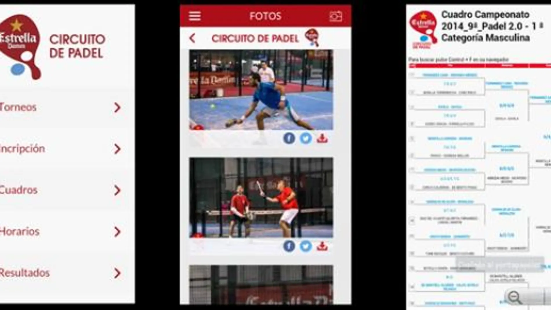 Imagen de la App del Circuito Estrella Damm