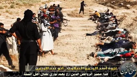 Una de las imágenes difundidas en Twitter por ISIS