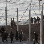 Asalto masivo a la frontera de Ceuta
