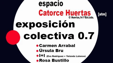 Seis mujeres artistas en la «Exposición colectiva 0.7»