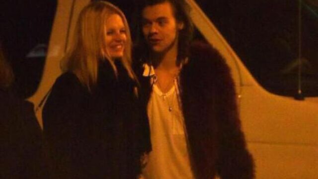 Harry Styles y Nadine Leopold, en Nueva York