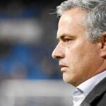 Mourinho, durante un partido del Real Madrid