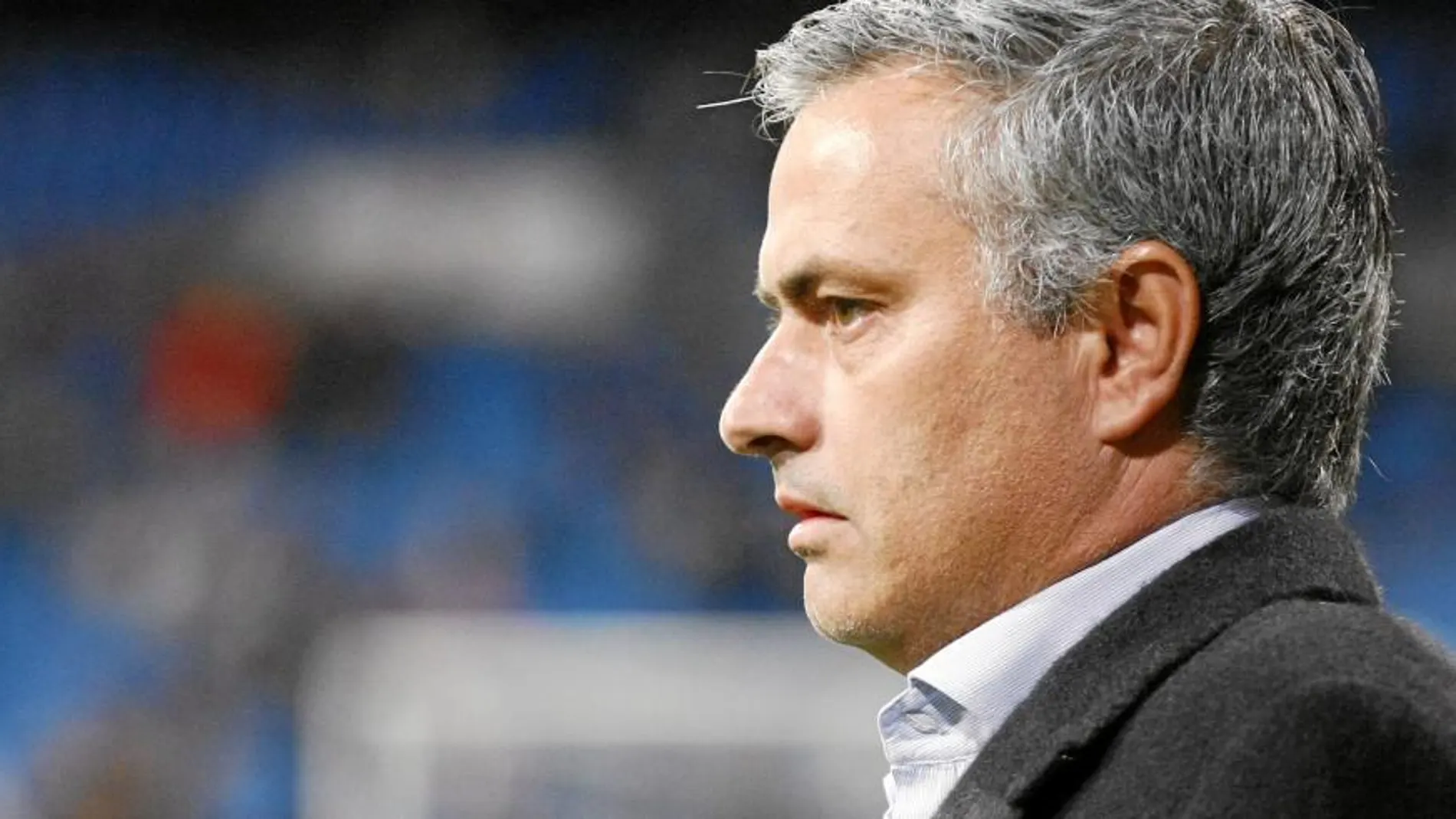 Mourinho, durante un partido del Real Madrid