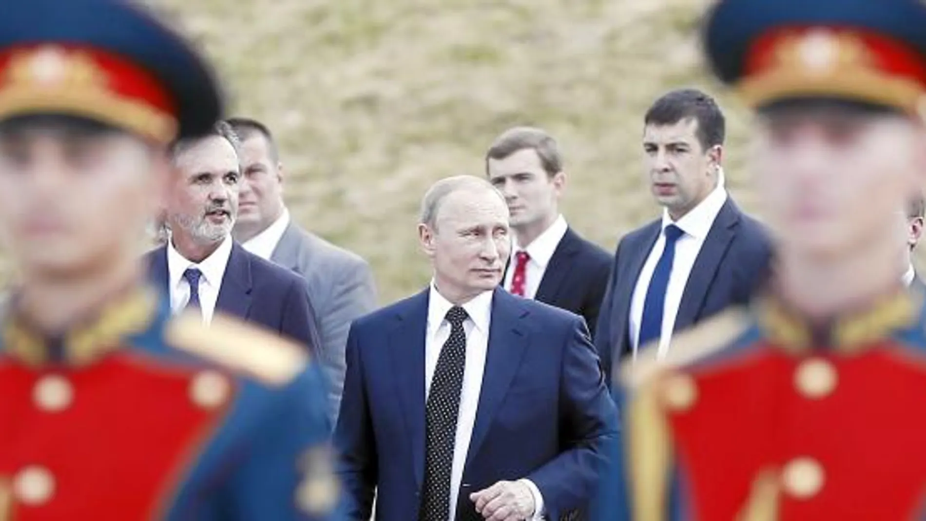 Vladimir Putin, en un homenaje a la Primera Guerra Mundial en Moscú
