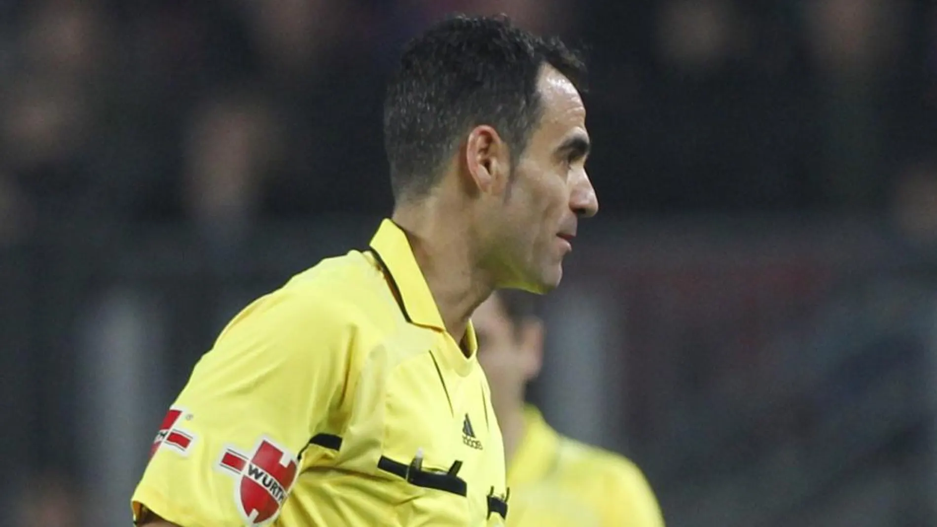 Carlos Velasco Carballo, durante un partido de Liga