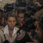 La exmujer de Alberto Nisman, la jueza Sandra Arroyo Salgado, asiste a la sede la Fiscalía el pasado 20 de enero