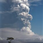 El volcán Merapi, en Indonesia, cuando entró en erupción en 2010