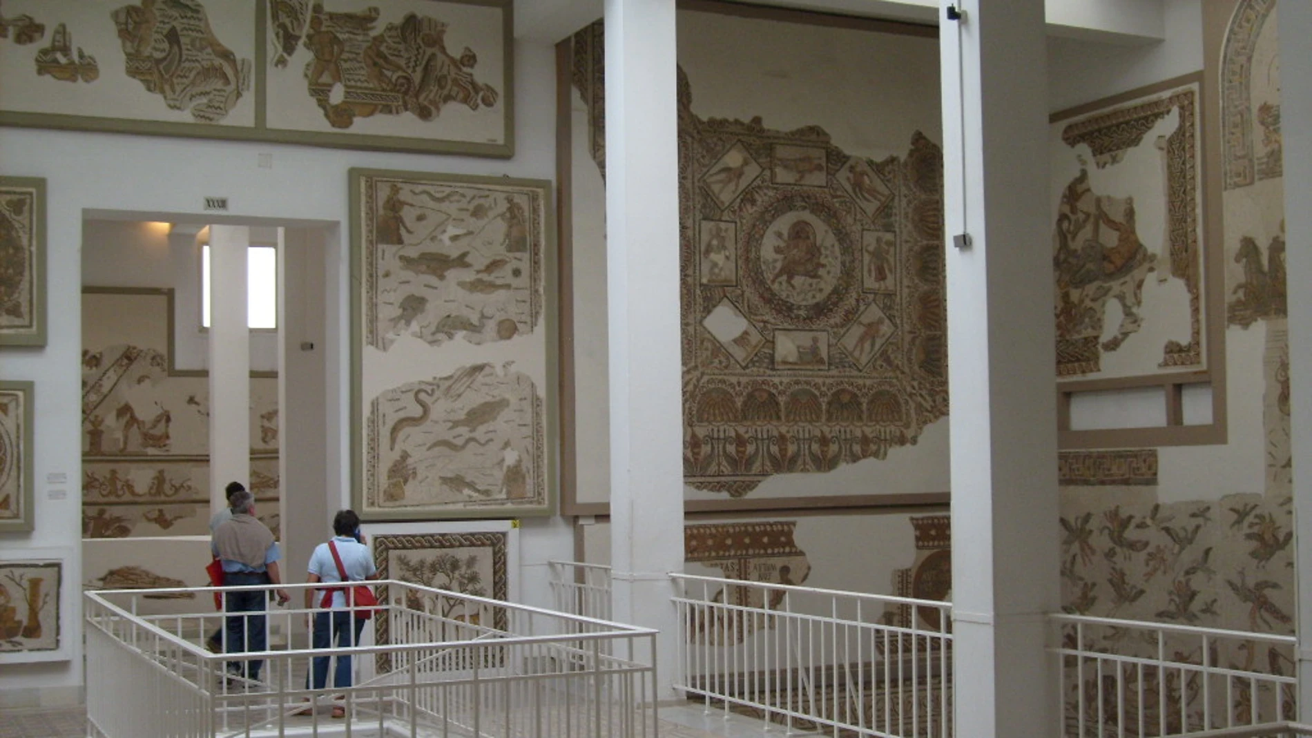 Sala de los mosaicos romanos.