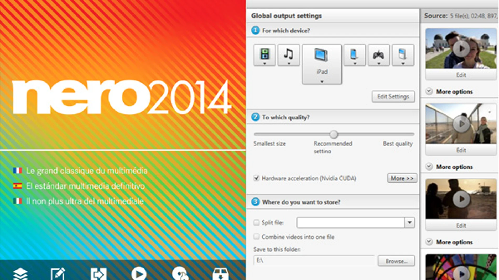 Nuevo Nero 2014: gestión multimedia y multisoporte