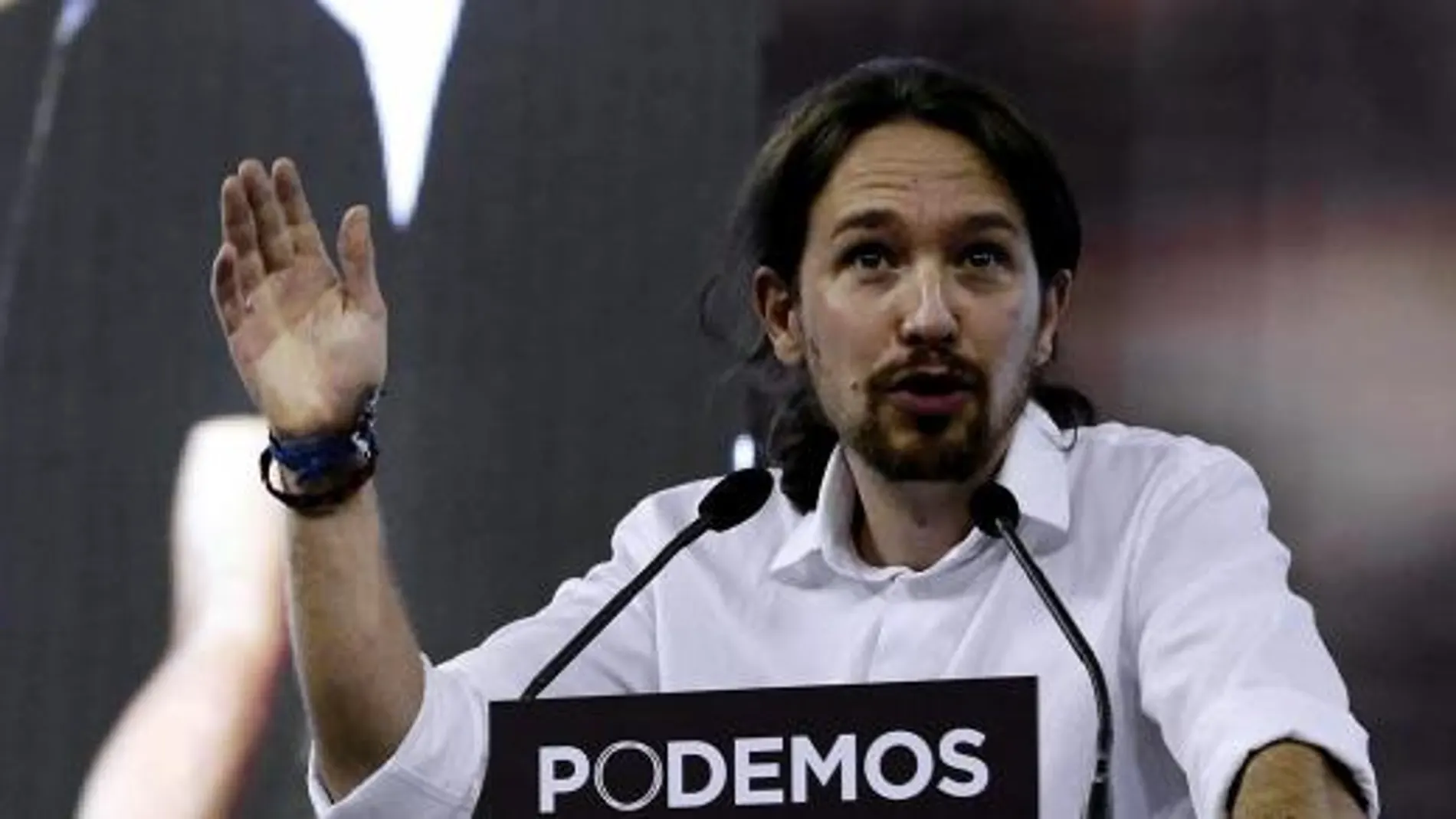 El líder de Podemos, Pablo Iglesias, interviene en la Asamblea Ciudadana "Sí Se Puede"