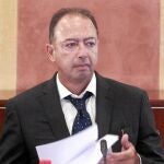 El ex director general de Trabajo Daniel Alberto Rivera, durante su comparecencia en la comisión de investigación de los ERE