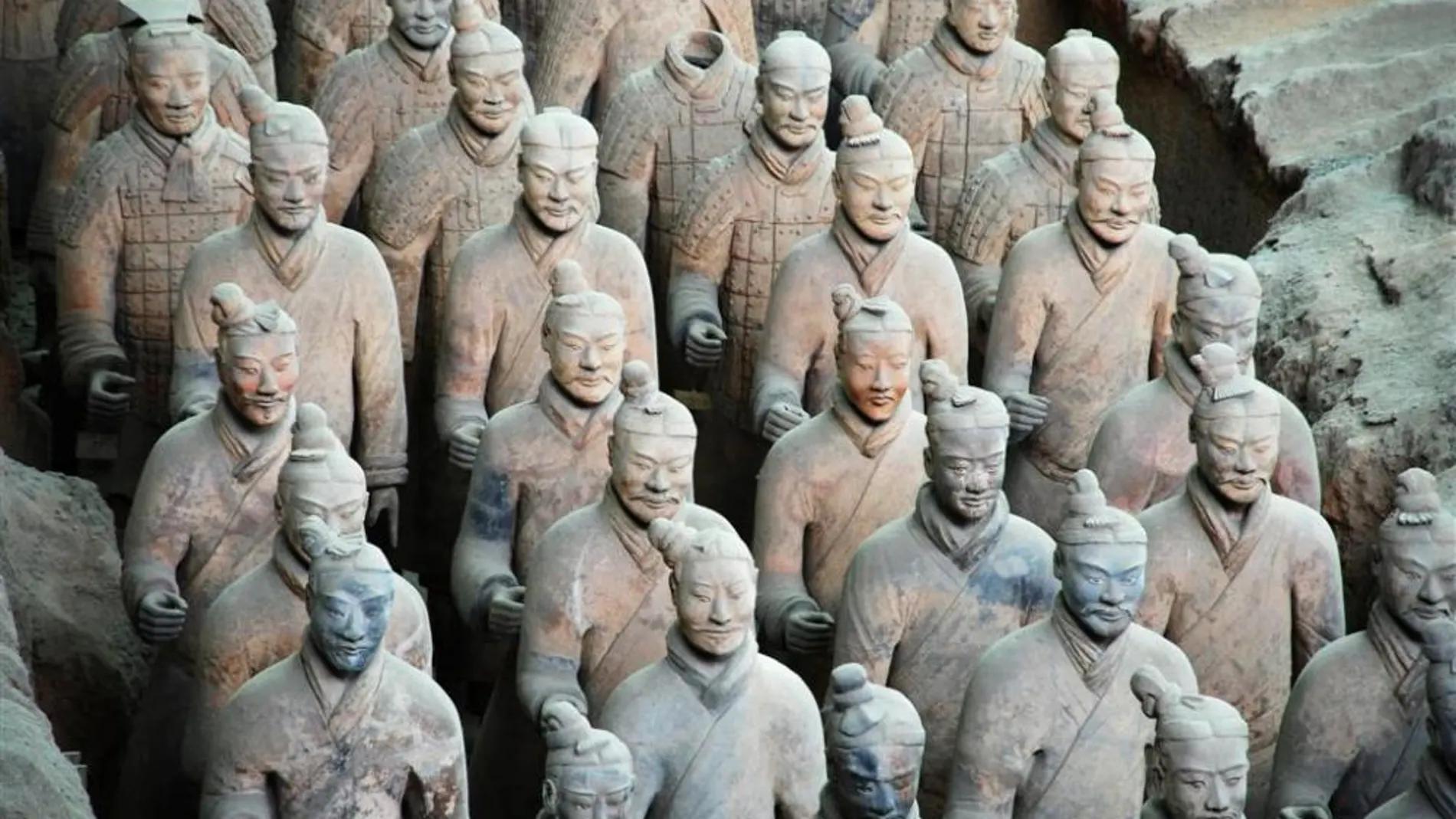 Los 7.000 soldados de terracota son copias de soldados reales