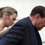 Imagen de archivo de Silvio Berlusconi y Francesca Pascale, en Roma en agosto de 2013