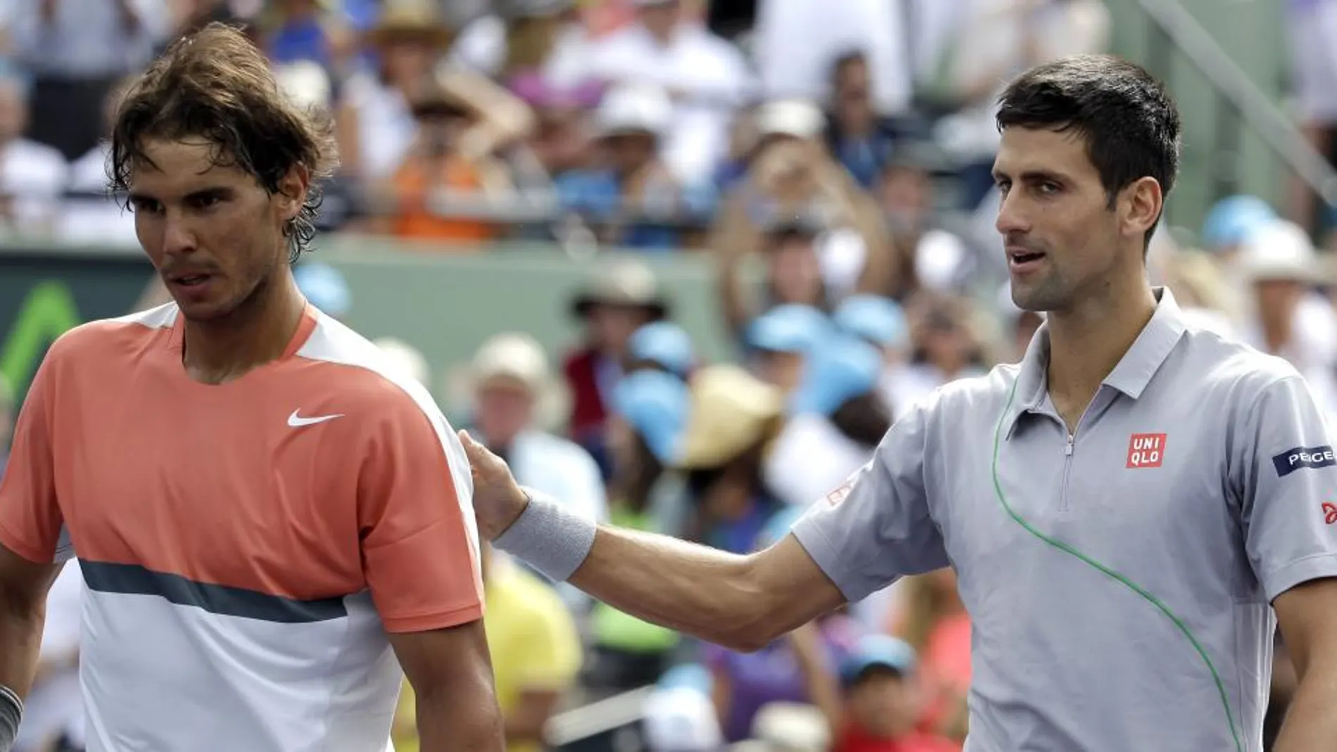 Rafael Nadal y Novak Djokovic