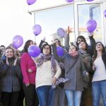 Concentración con motivo del Día Internacional contra la Violencia de Género, en el campus de Soria
