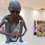 Inauguración de la exposición de las obras ganadoras del XIV Certamen de Jóvenes Creadores de Salamanca.