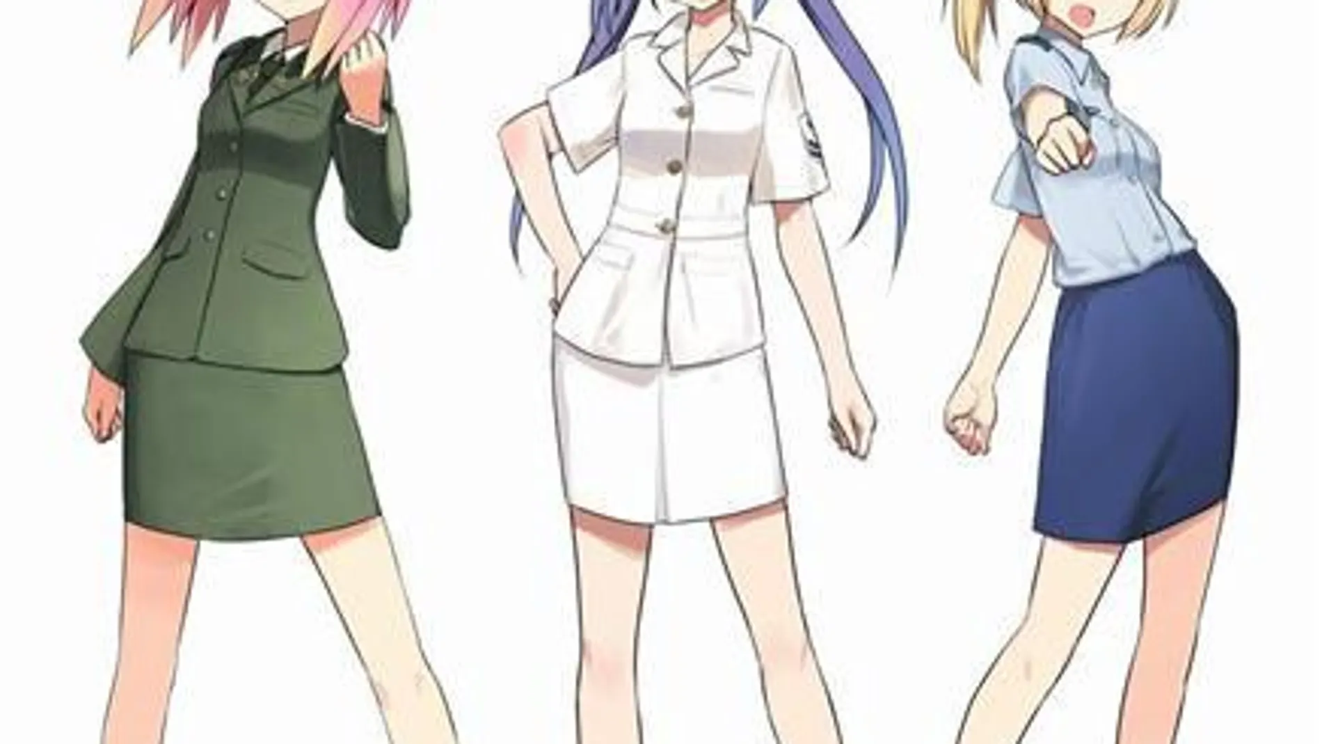 Momoe Kibi, Mizuko Seto y Airi Bizen