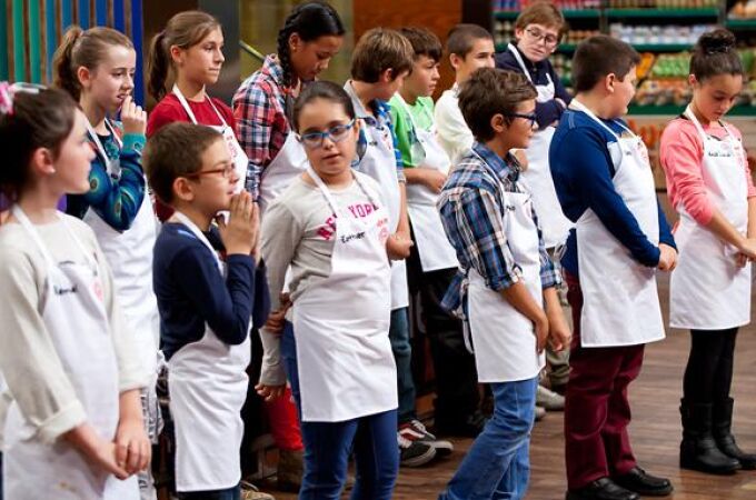 Todos los concursantes de la primera edición de MasterChef Junior. Efe